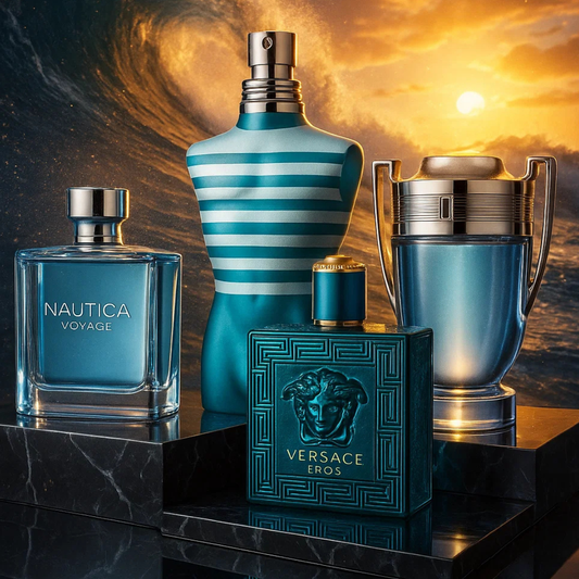 NAUTICA, EROS, INVICTUS, LE MALE FB