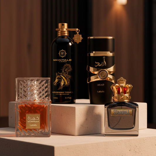 SCANDAL, KHAMRAH, ASAD Y MONTALE